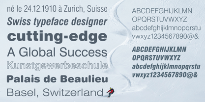 Swiss 721 Font Poster 3